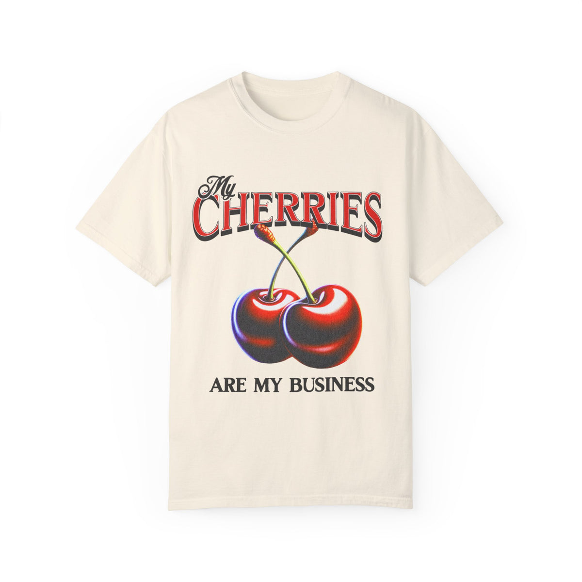 Cherries Humor Comfort Colours T-Shirt