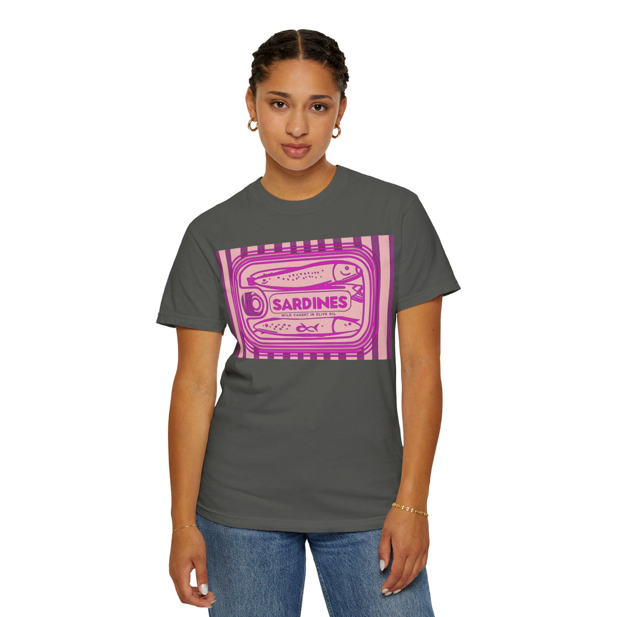 Retro Sardine Fisherman Aesthetic T-shirt