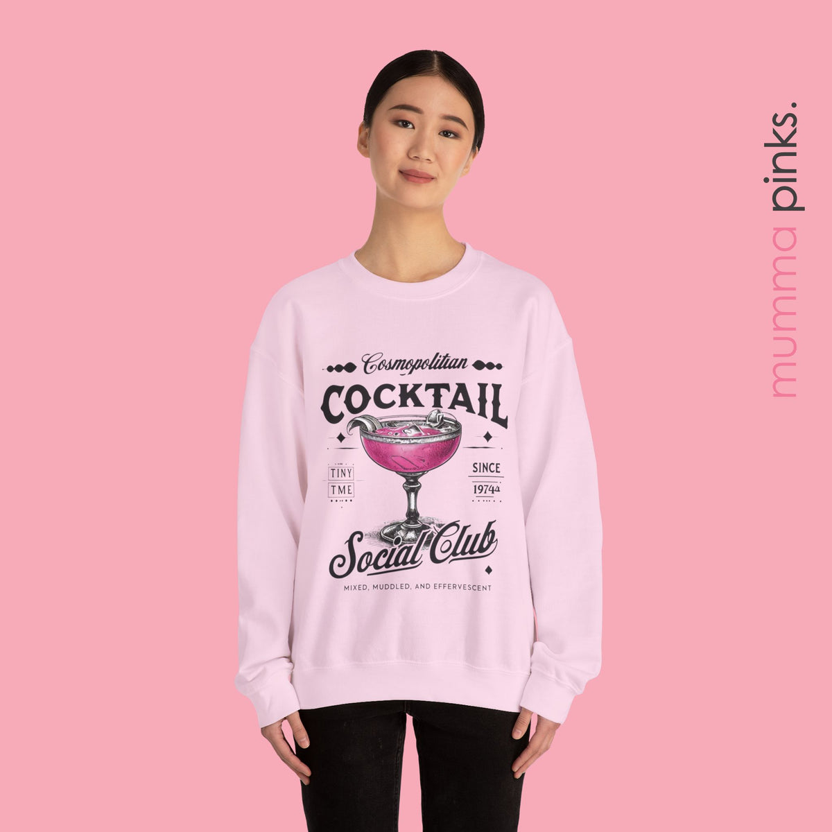 Cosmopolitan Cocktail Social Club Sweatshirt