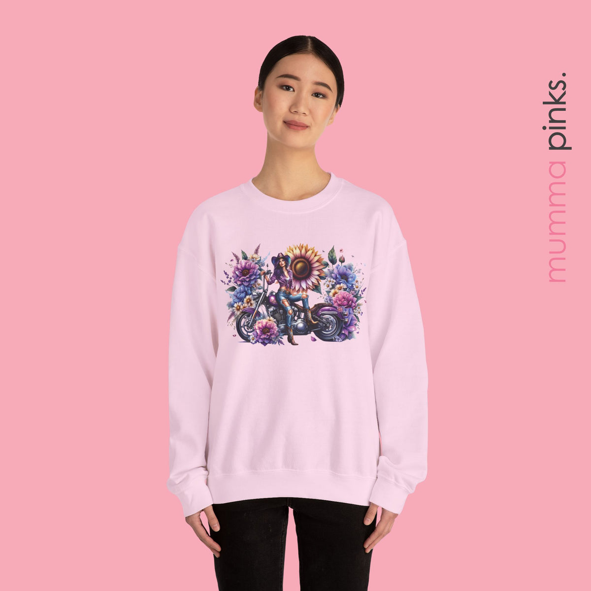 Cowgirl Floral Sweatshirt, Western Style Sweatshirt