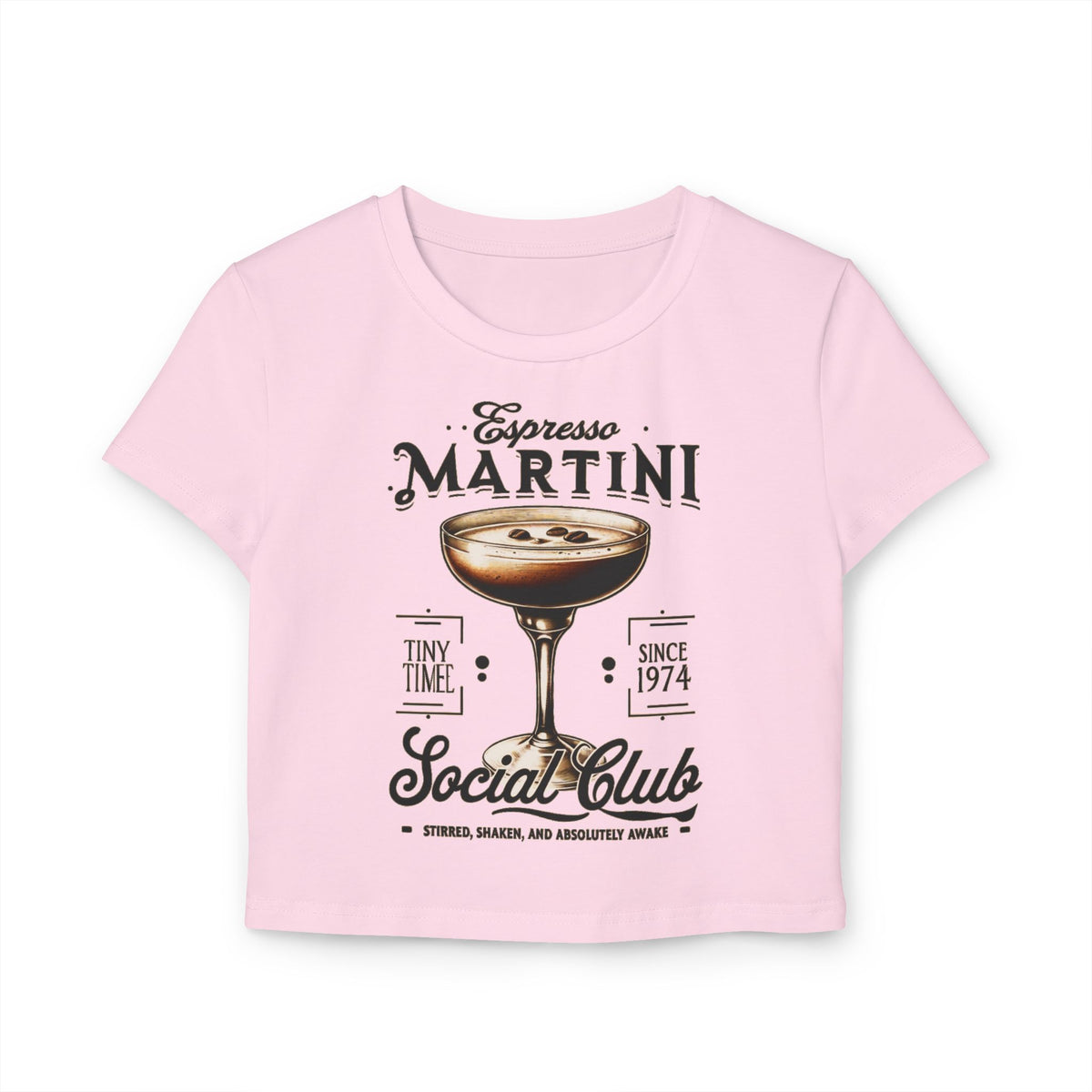 Expresso Martini Crop Baby Tee