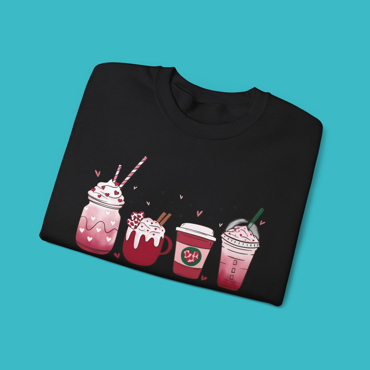 Coffee Cup Valentines Sweatshirt