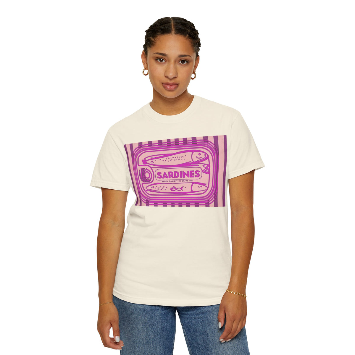 Retro Sardine Fisherman Aesthetic T-shirt