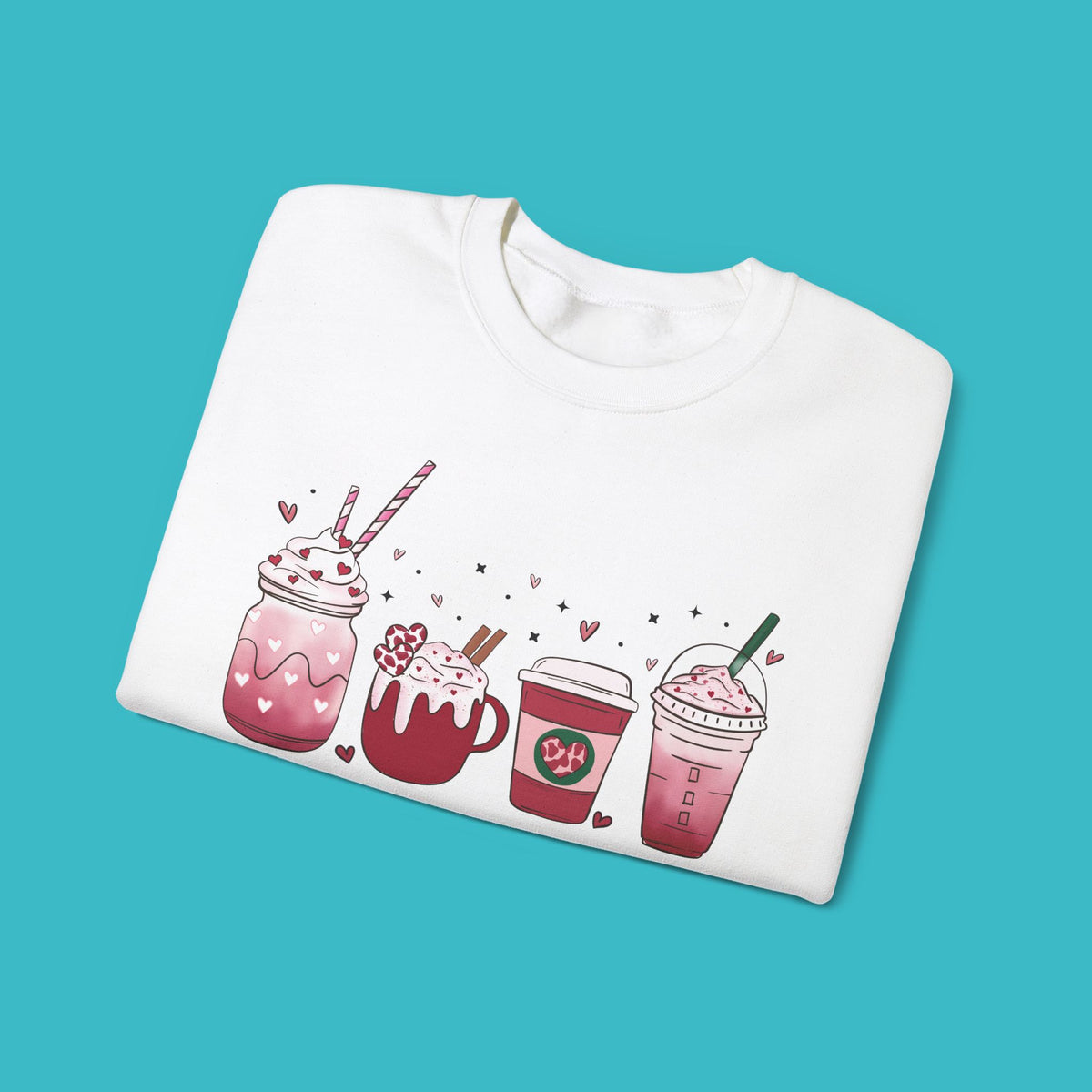 Coffee Cup Valentines Sweatshirt