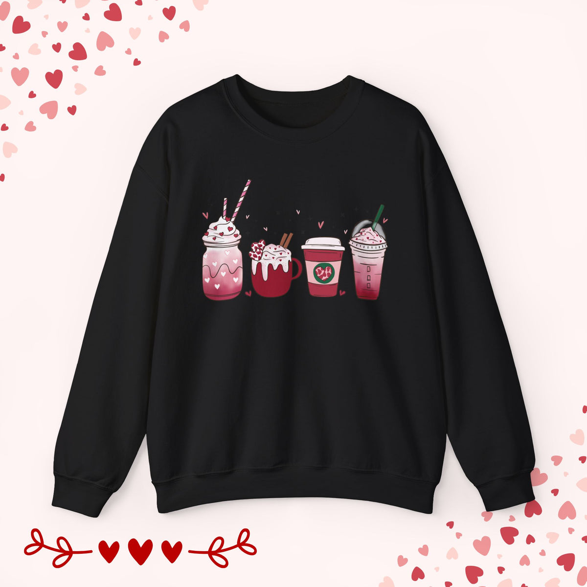 Coffee Cup Valentines Sweatshirt