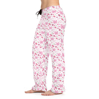 Bows, Cherries & Hearts White PJ Pants