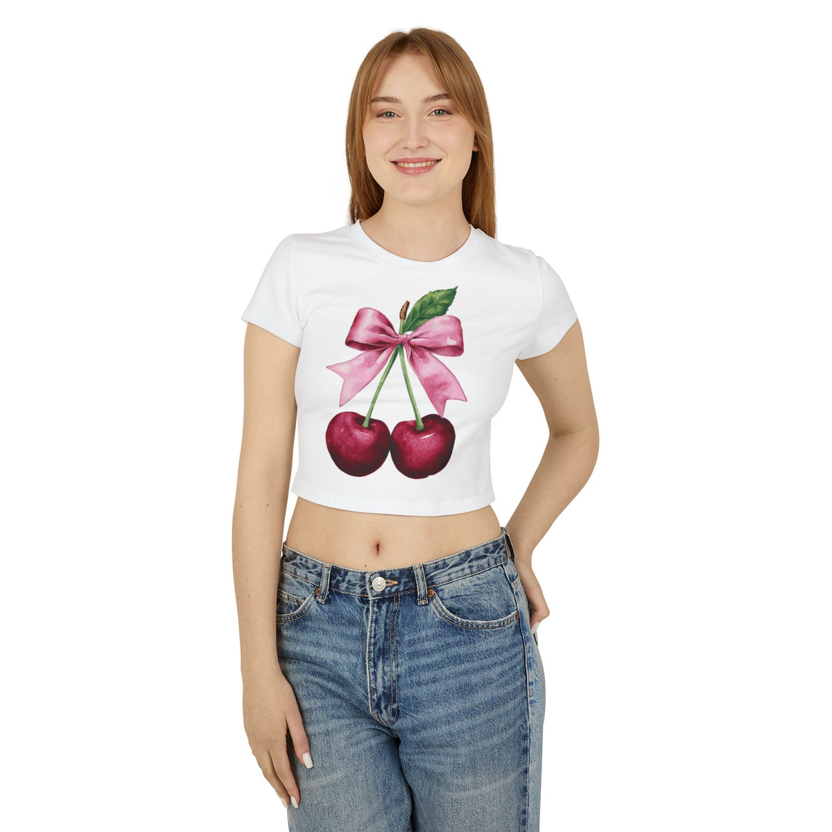 Cherry Valentines Baby Tee