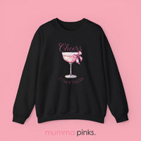 Cheers to Softness Coquette Aesthetic Sweatshirt