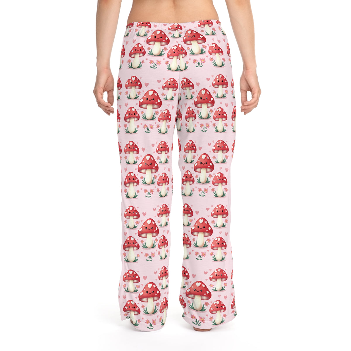 Valentine Heart Mushrooms PJ Pants