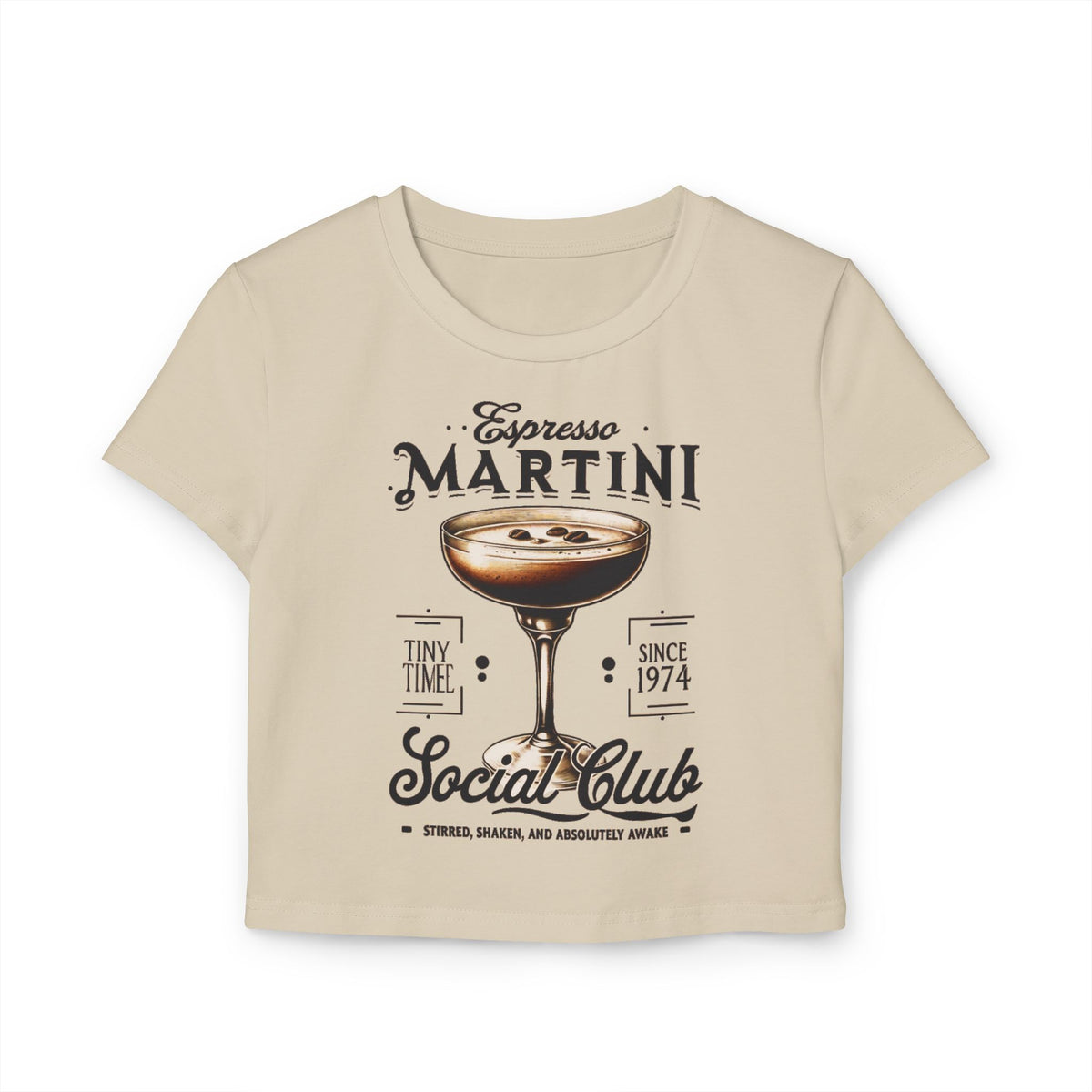 Expresso Martini Crop Baby Tee