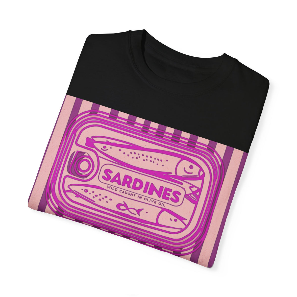 Retro Sardine Fisherman Aesthetic T-shirt