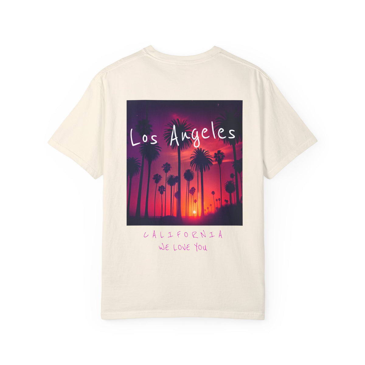 Los Angeles Sunset and Palm Trees T-shirt