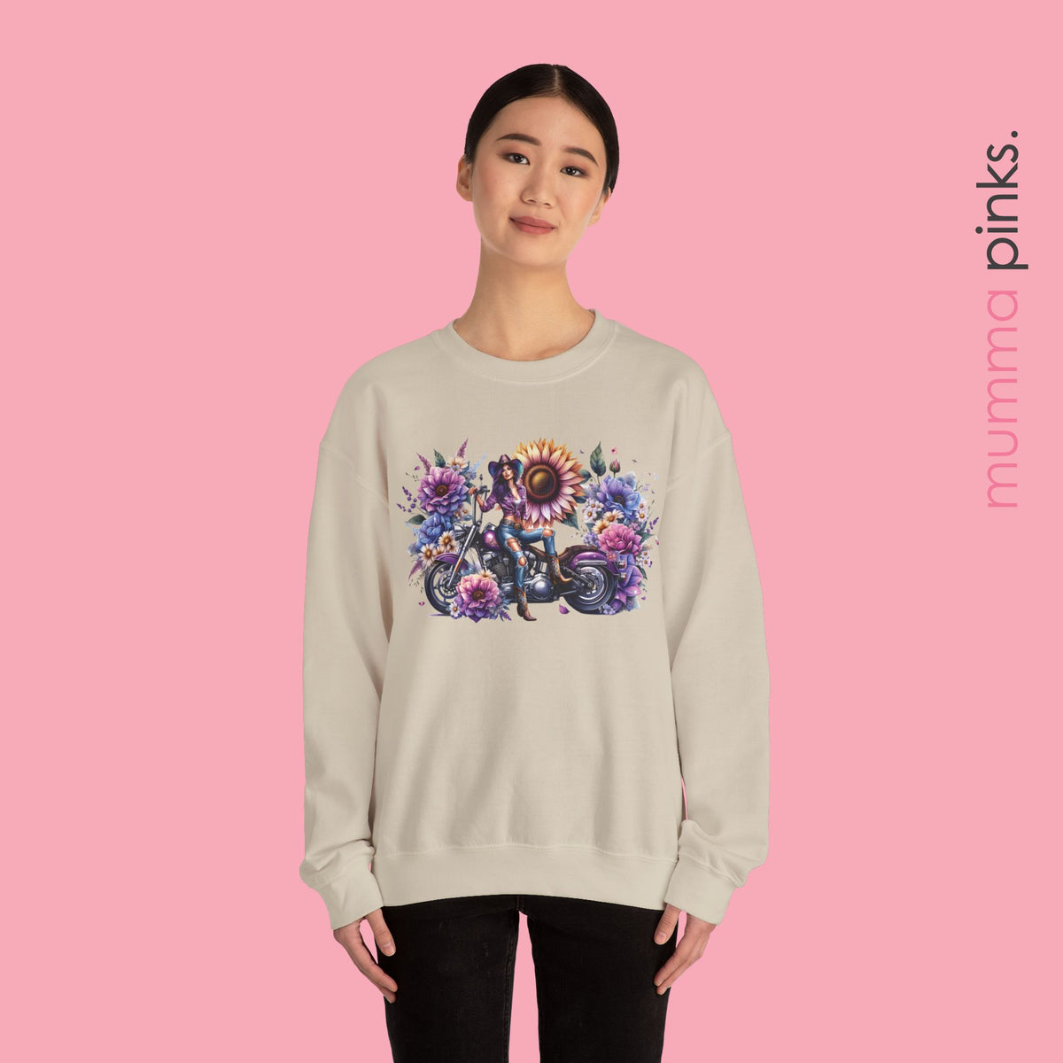 Cowgirl Floral Sweatshirt, Western Style Sweatshirt