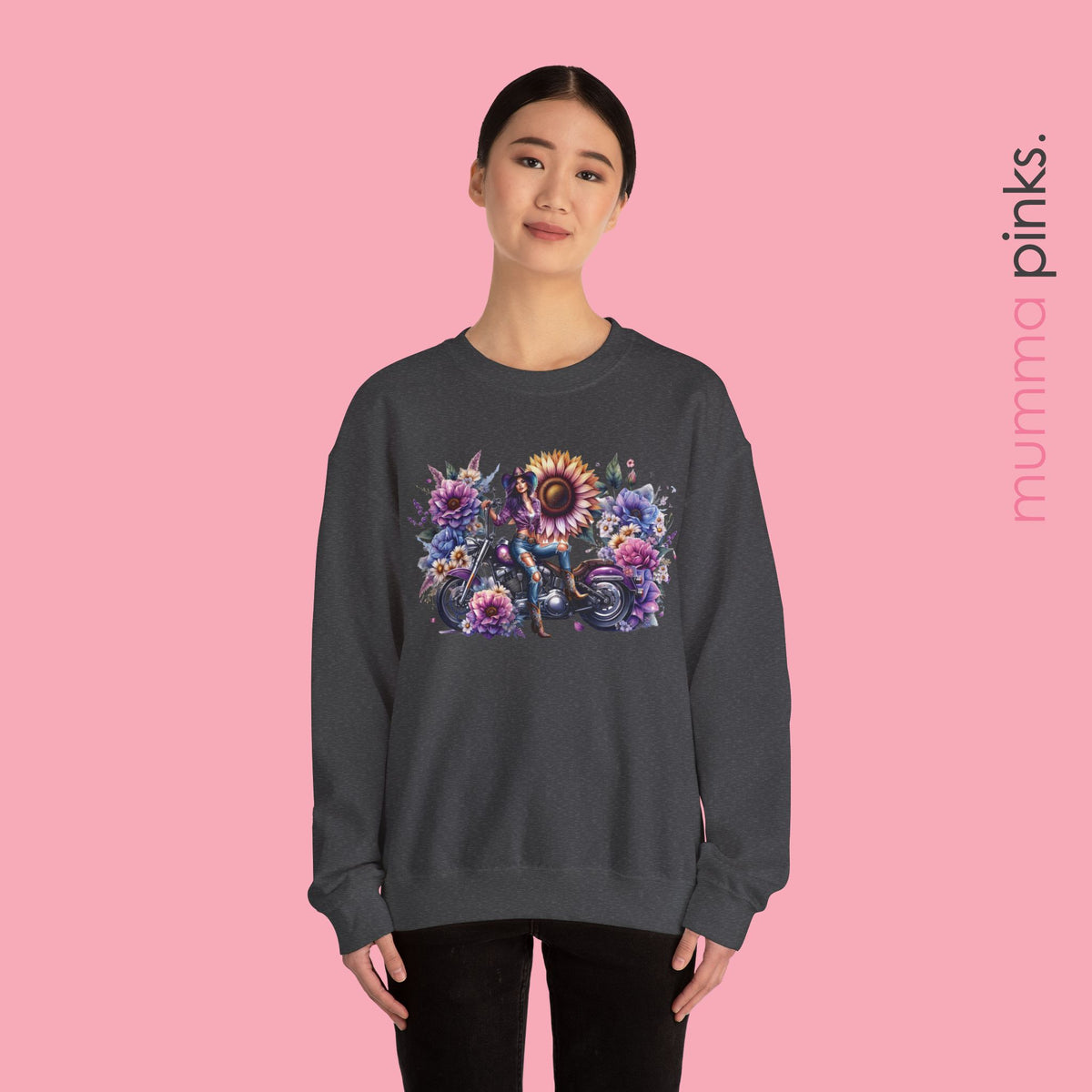 Cowgirl Floral Sweatshirt, Western Style Sweatshirt