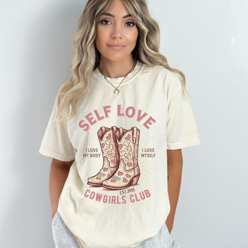 Self Love Cowgirls Club Comfort Colors T-Shirt