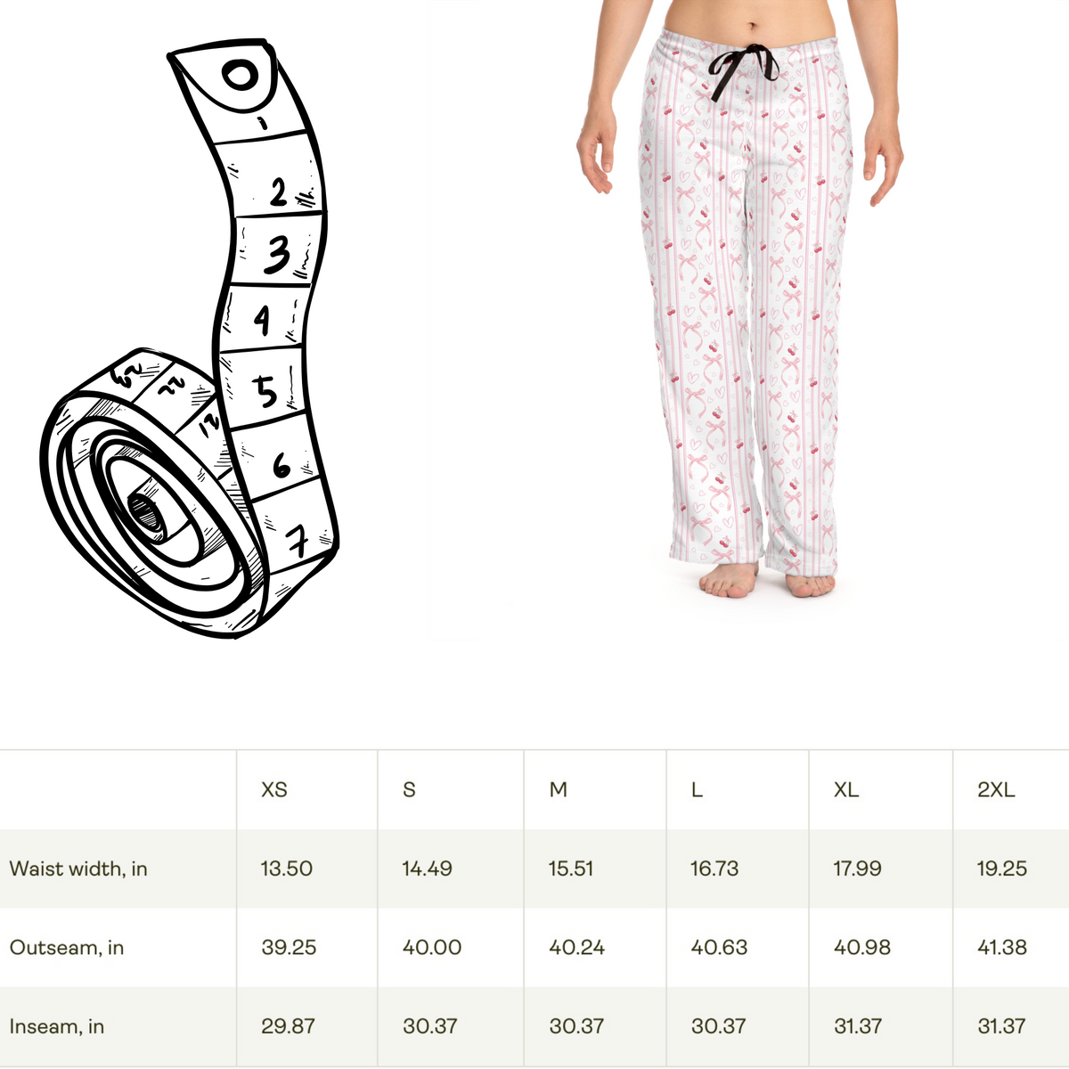 Valentine Heart PJ Pants