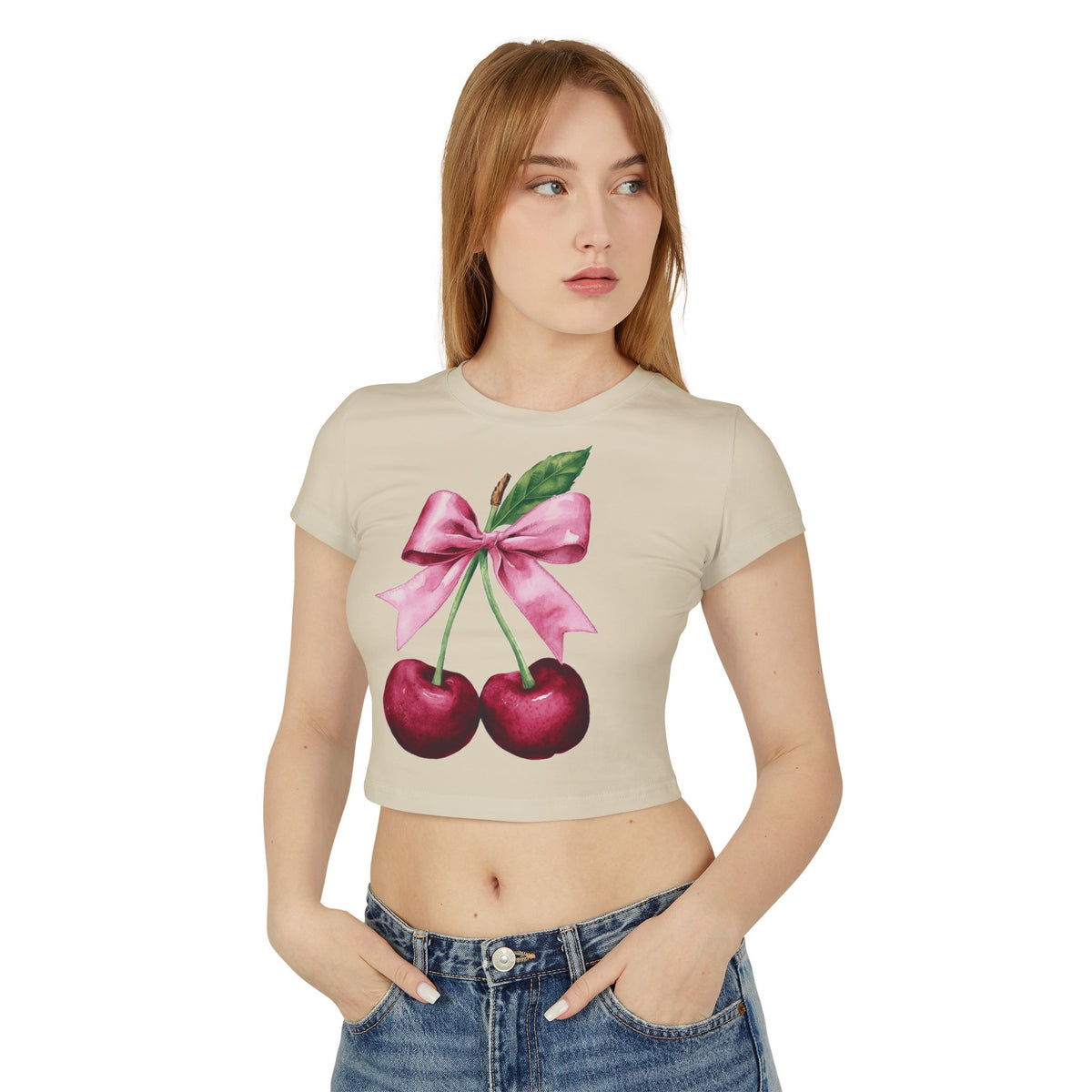 Cherry Valentines Baby Tee