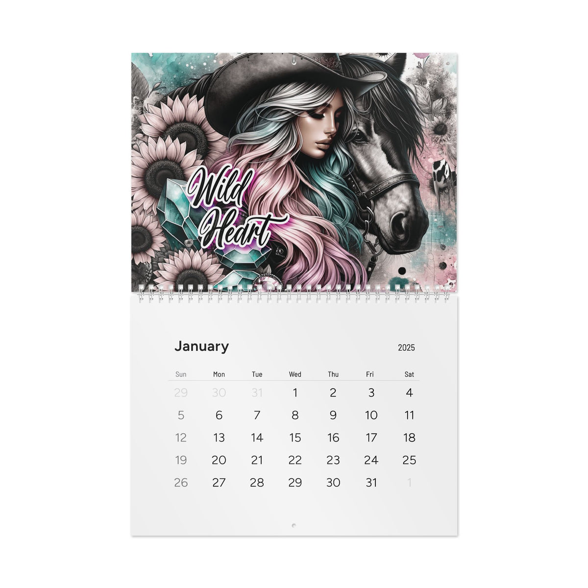 Wall Calendar, Bad Ass Girl 2025 Collection