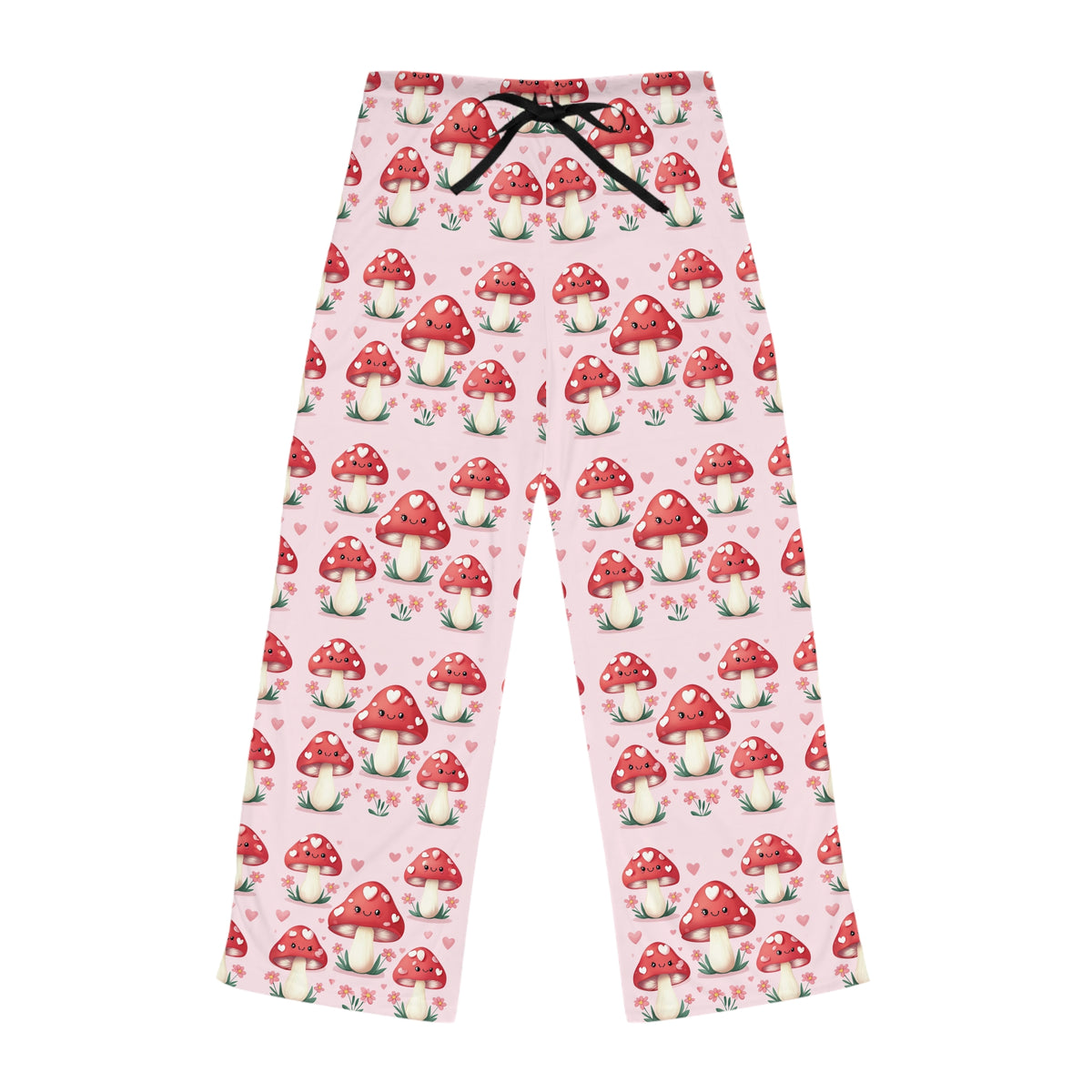 Valentine Heart Mushrooms PJ Pants