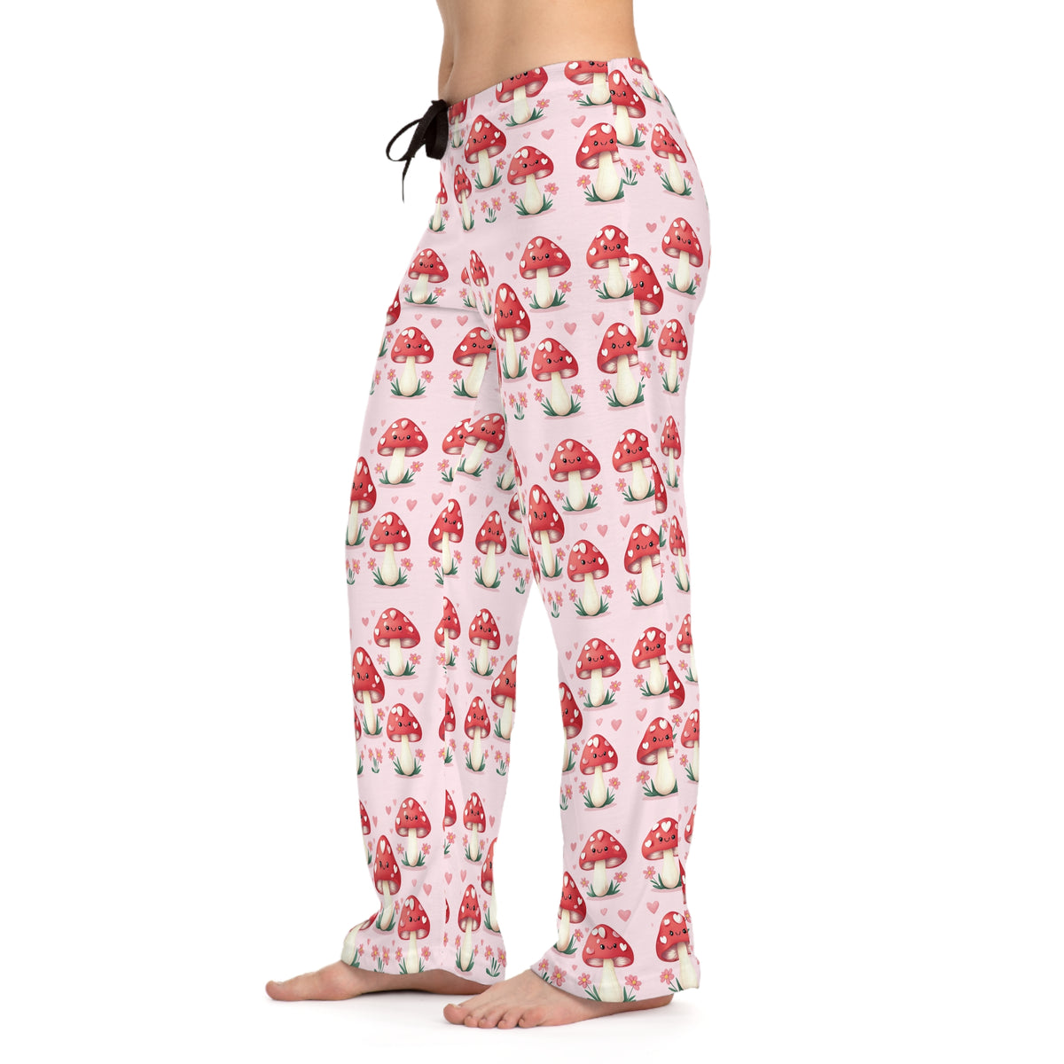 Valentine Heart Mushrooms PJ Pants