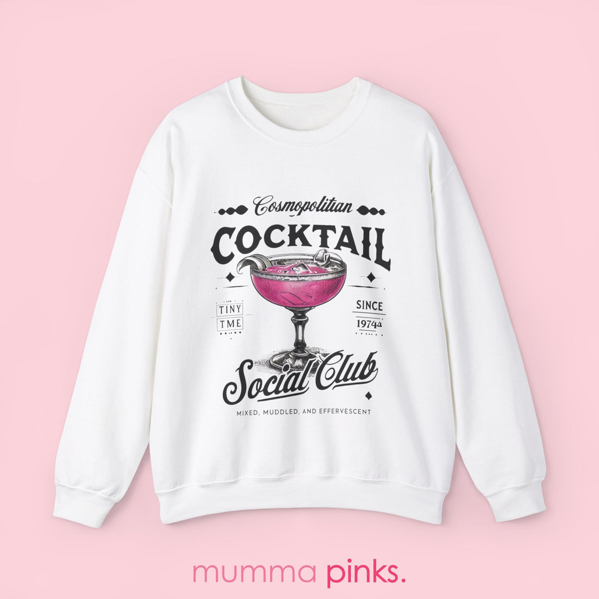 Cosmopolitan Cocktail Social Club Sweatshirt