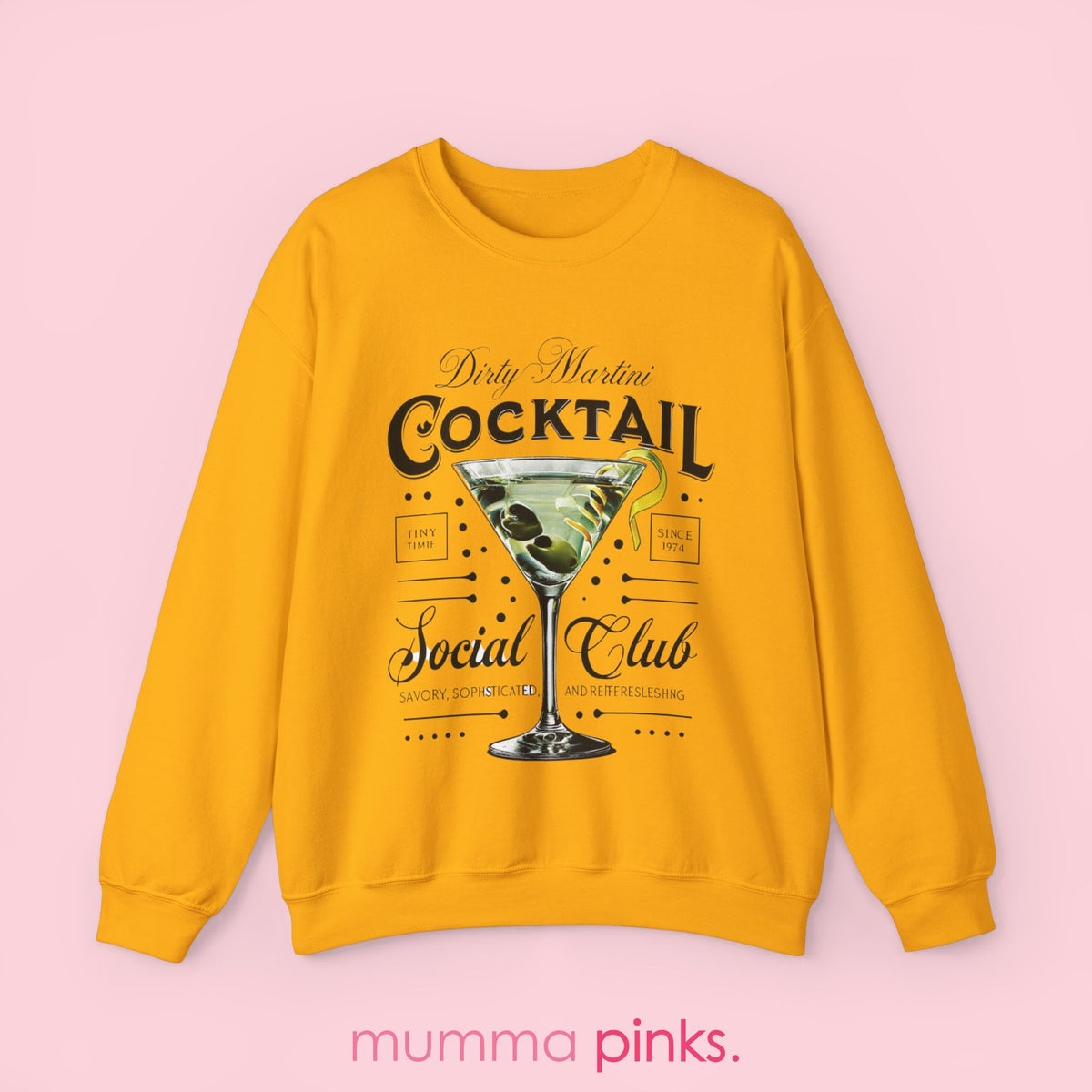 Dirty Martini Cocktail Sweatshirt