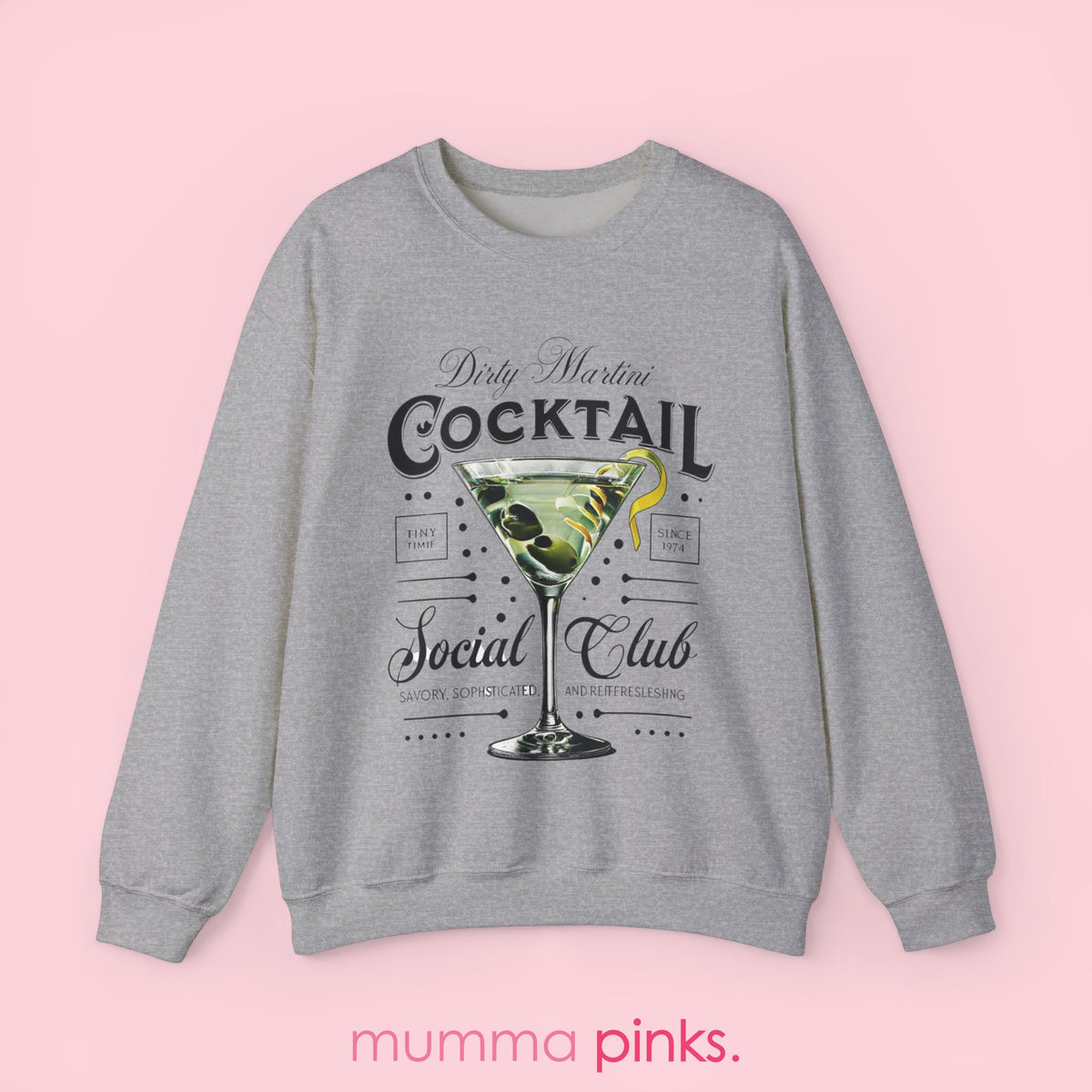 Dirty Martini Cocktail Sweatshirt