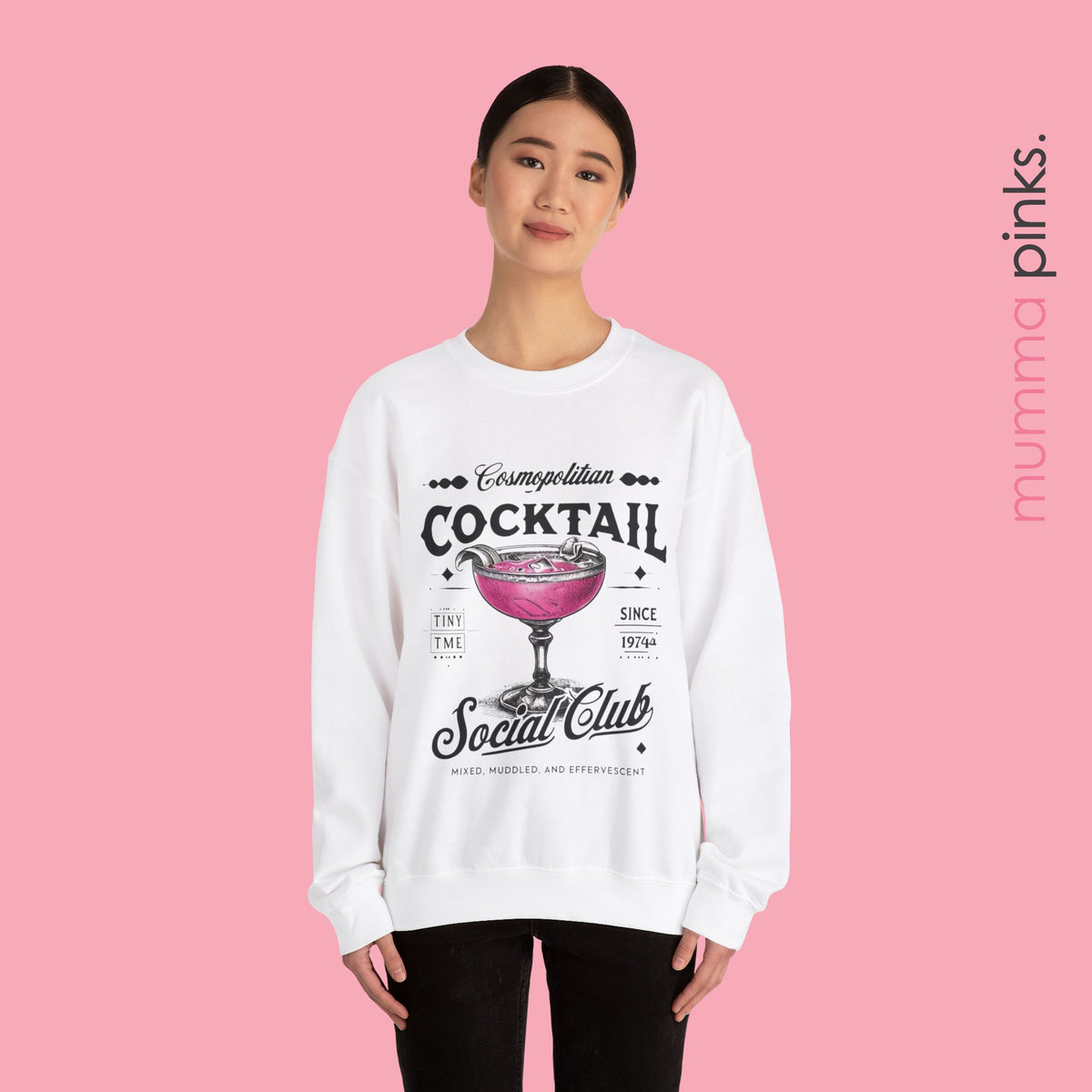 Cosmopolitan Cocktail Social Club Sweatshirt