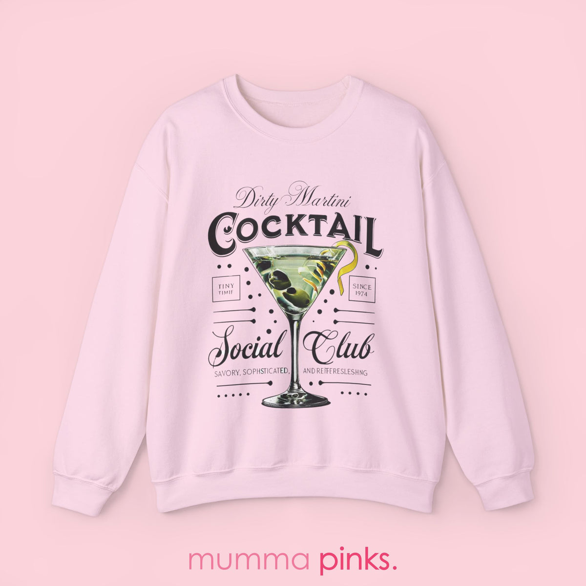 Dirty Martini Cocktail Sweatshirt