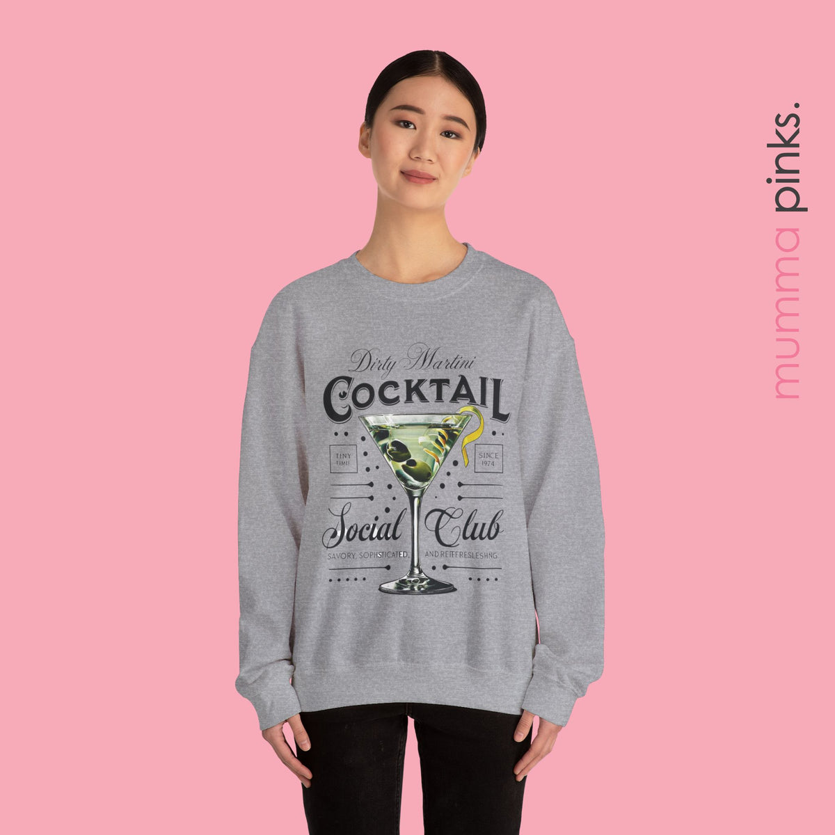 Dirty Martini Cocktail Sweatshirt