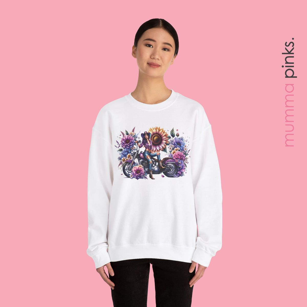 Cowgirl Floral Sweatshirt, Western Style Sweatshirt