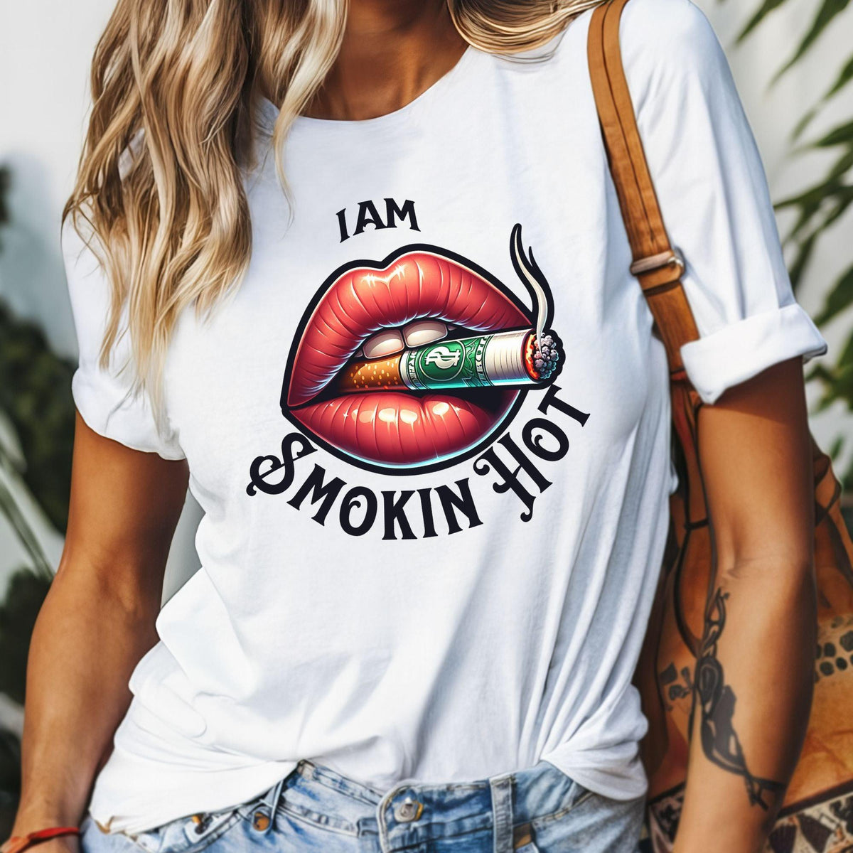 I am Smoking Hot Graphic TShirt Smoking Hot Shirt Risky Tshirt Risky Shirt